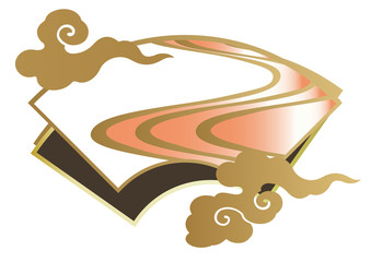 和柄の素材。扇子のデザイン。おめでたい紋様。美しい日本のパターン。