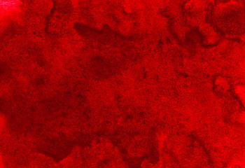 Rich burgundy watercolor frame with torn strokes and stripes. Abstract background for design, layouts and patterns.