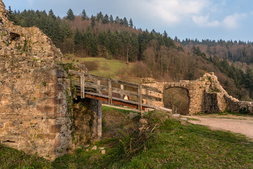 Fototapeta premium Burgruine Schauenburg Oberkirch