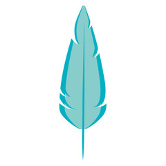 feather exotic isolated icon