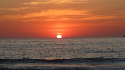 Beautiful landscape of sunny morning