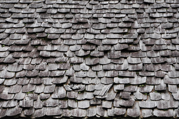 old wood roof background