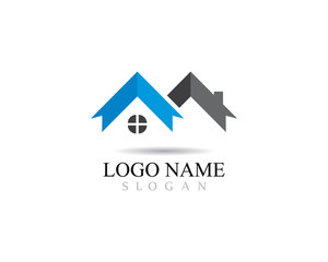Real Estate , Property and Construction Logo design for business corporate sign. Vector Logo .