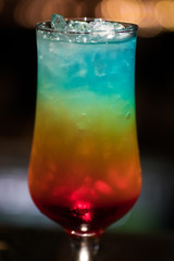 Three color cocktail