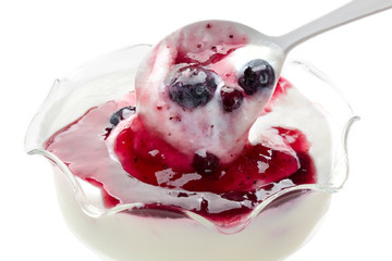 ブルーベリーヨーグルト