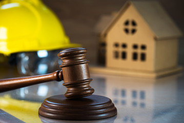 Construction law. concept image
