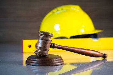 Construction law. concept image