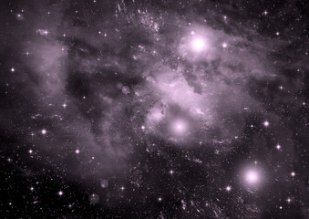 galaxy in a free space