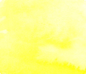 Hand drawing watercolor background yellow