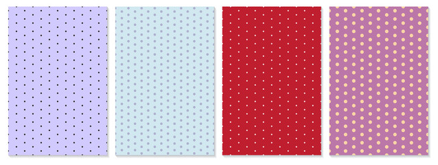 Polka dot pattern vector. Baby background.