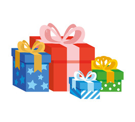 gifts boxes presents icon