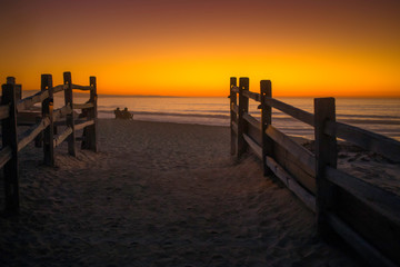 Sunset in California