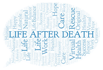 Life After Death word cloud.
