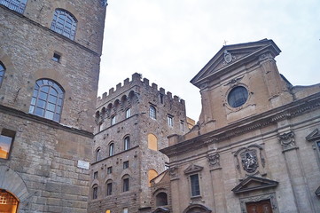 Fototapeta na wymiar Santa Trinita church, Florence, Italy