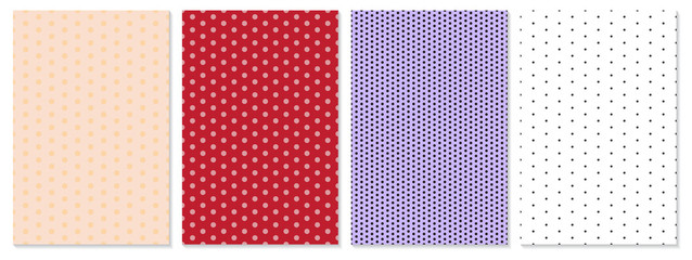 Polka dot pattern vector. Baby background.