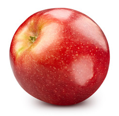 Red apple isolated on white