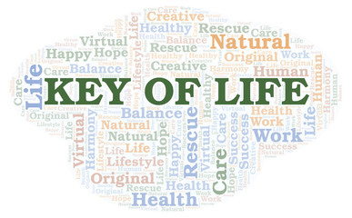 Key Of Life word cloud.
