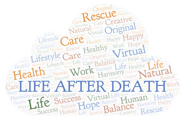Life After Death word cloud.