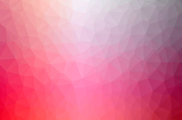 Obraz premium Illustration of abstract Red horizontal low poly background. Beautiful polygon design pattern.