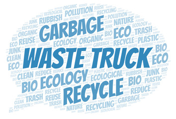 Waste Truck word cloud.