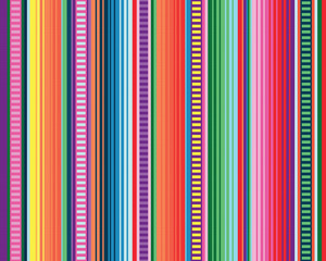 seamless mexican rug pattern. serape stripes vector