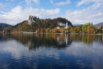 Fototapeta na wymiar Trip In Slovenia - Bled