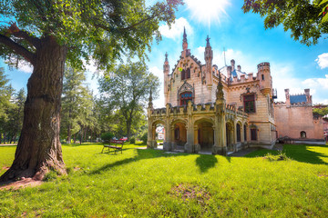 Miclauseni Castle, one of the most beautifull neo-gothic castles, belonged to Sturdza family