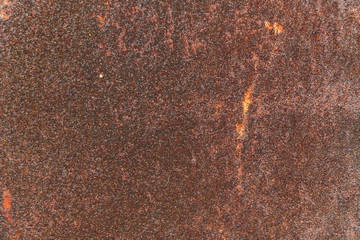 Texture of the old damaged rusty letter of iron