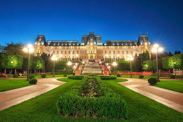Fototapeta premium The Palace of Culture edifice in Iasi, Romania.