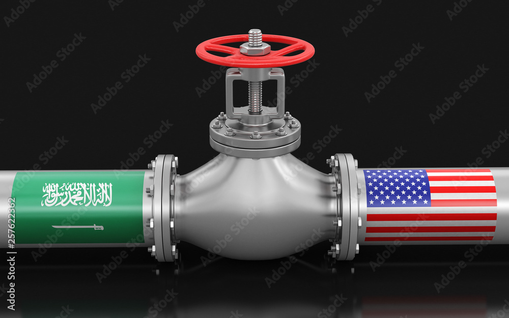 Poster pipeline with flags. image with clipping path