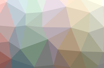 Illustration of abstract Orange horizontal low poly background. Beautiful polygon design pattern.