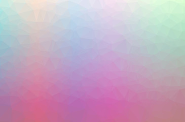 Illustration of abstract Pink horizontal low poly background. Beautiful polygon design pattern.