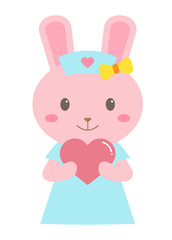 ウサギの看護婦さん