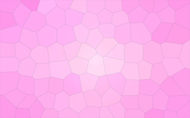 Abstract illustration of pink pastel Big Hexagon background, digitally generated.