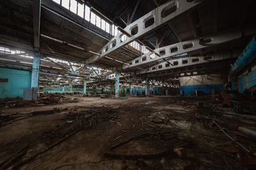 Building interior in Jupiter Factory, Chernobyl Exclusion Zone 2019 © Sved Oliver
