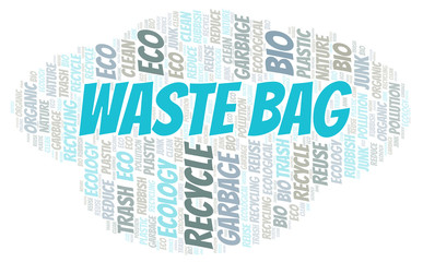 Waste Bag word cloud.