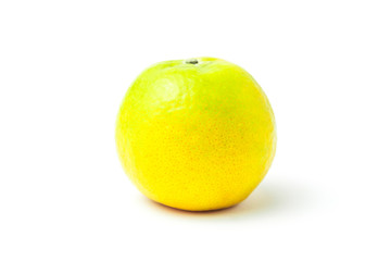 orange fresh Rich in Vitamin C isolated on white background and clipping path