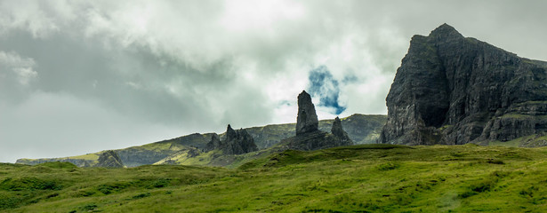 A view of the the old man of Storr, Isle of Skye, Scotland, United Kingdom