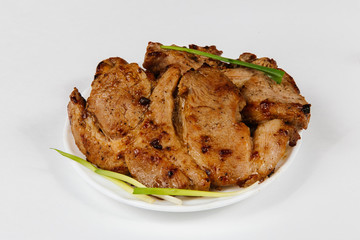 A big piece of boiled beef