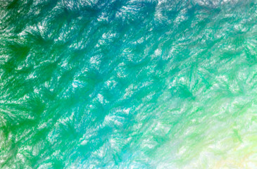 Abstract illustration of green Wax Crayon with low coverage background