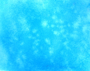 Fototapeta na wymiar Hand drawing watercolor background blue
