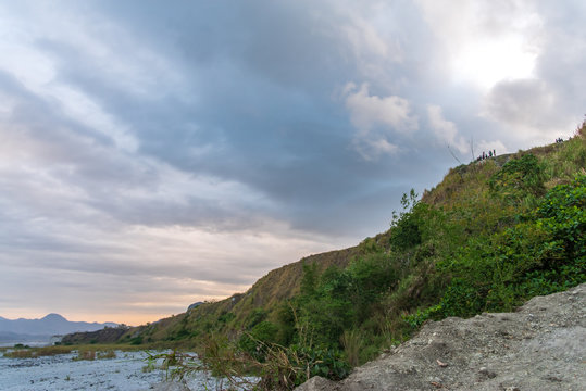 Beautiful sunrise sky at Mt. Pinatubo