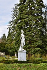 Hermes Statue vor der Hermesvilla im Lainzer Tiergarten, Nähe Wien