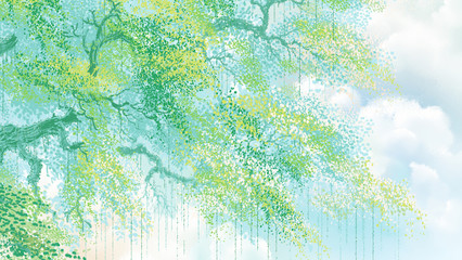 Obraz na płótnie Canvas grunge floral background