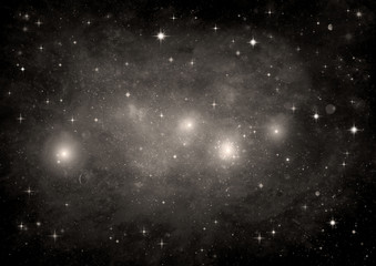 Obraz premium galaxy in a free space