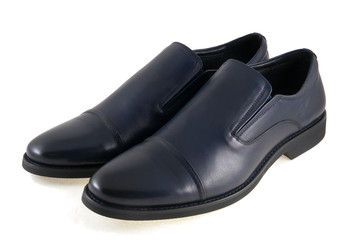 Mens shoes is on white background
