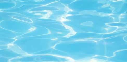 Beautiful Panoramic Background with ripples on water