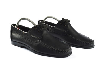 Man shoes isolated on white