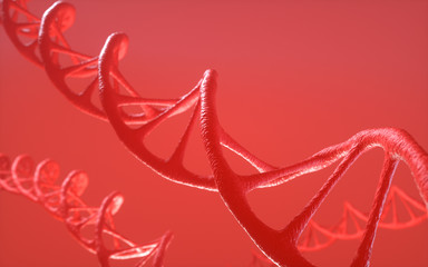 Genetic engineering and gene manipulation concept, 3d rendering,conceptual image.