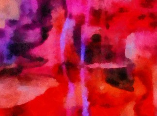 Colorful scratched grunge texture. Dry oil strokes background. Design pattern.